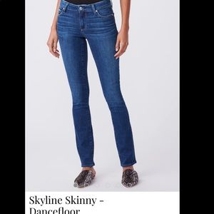 Paige Skyline Skinny in Dancefloor Wash